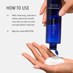 Tónico HydroPeptide con péptidos y extractos marinos para hidratación duradera