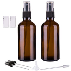 Hydior frasco vidrio ambar para aceites esenciales, protege aromas y evita degradacion