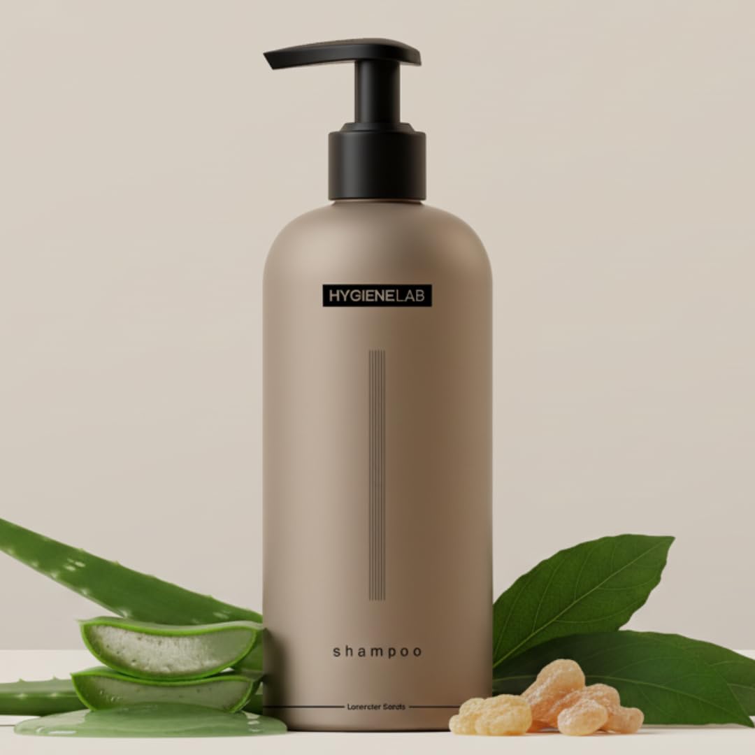 HygieneLab Champú sin fragancia en bote: limpieza diaria suave.