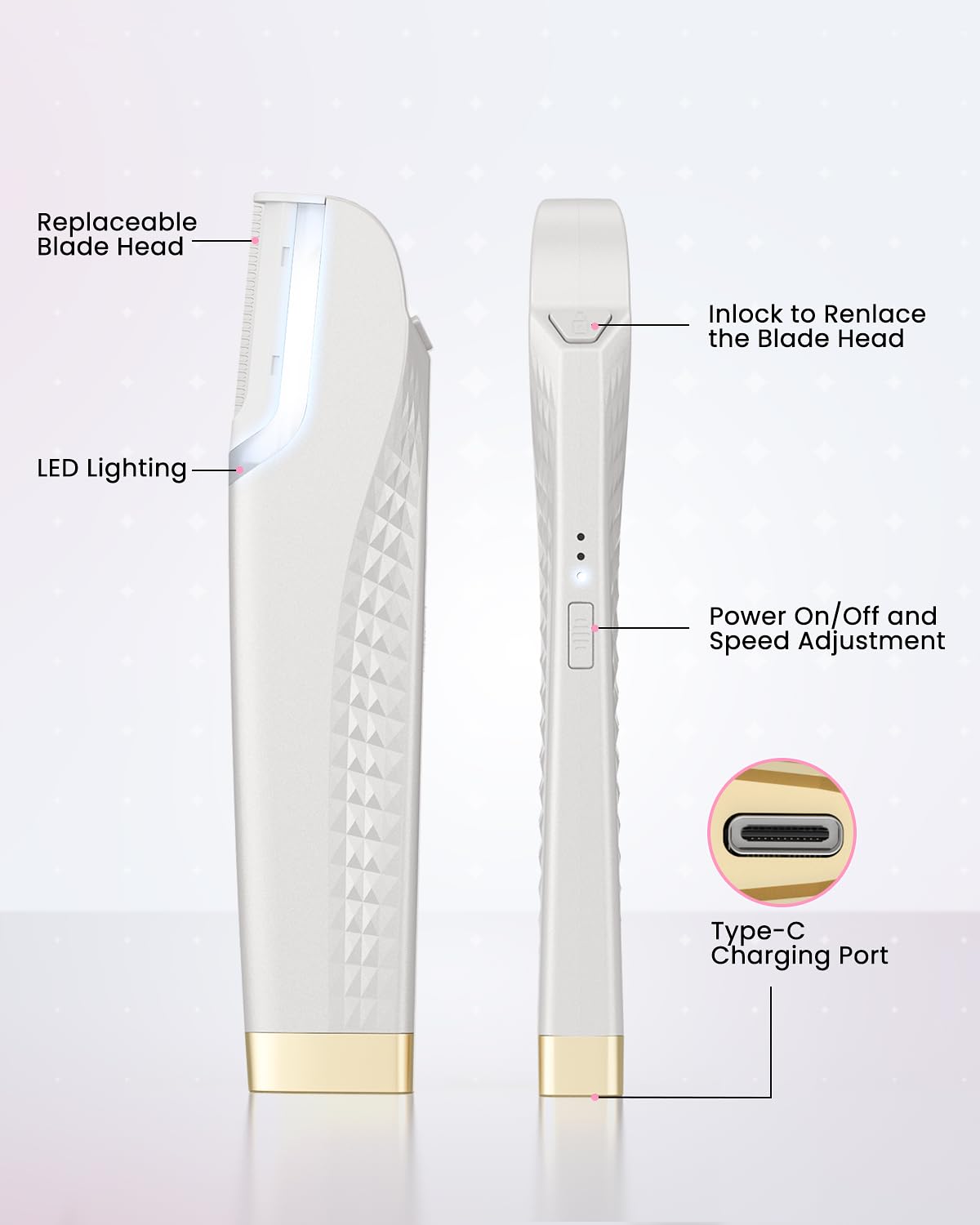 Hyhail Dermaplane exfoliación suave para piel fresca.