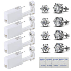HYJLPAF kit de perforación de oreja 4-pack para uso doméstico seguro.
