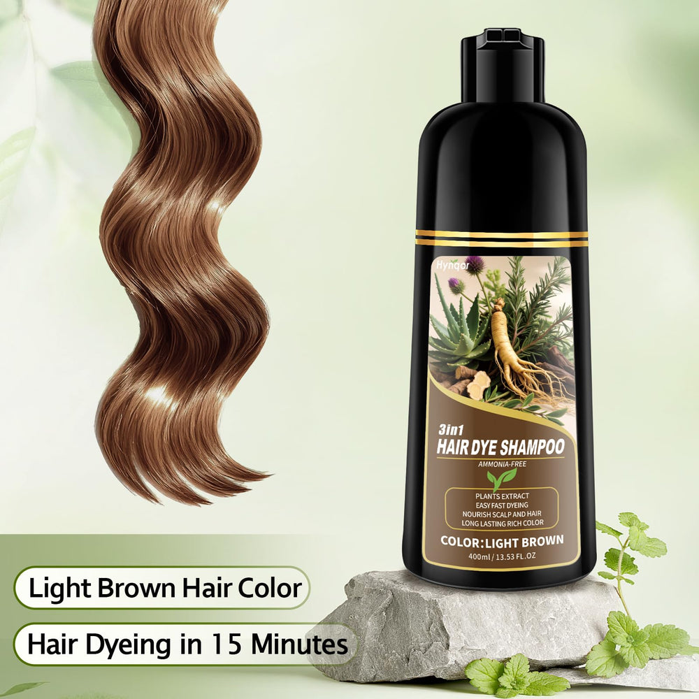 Hynqor Shampoo Tinte Gris Cubierto para color uniforme