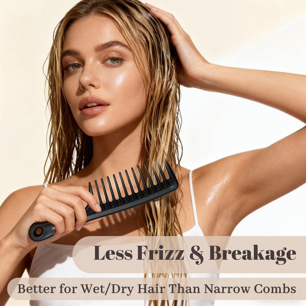 Cepillo HYOUJIN para cabello húmedo y rizado con diseño protector