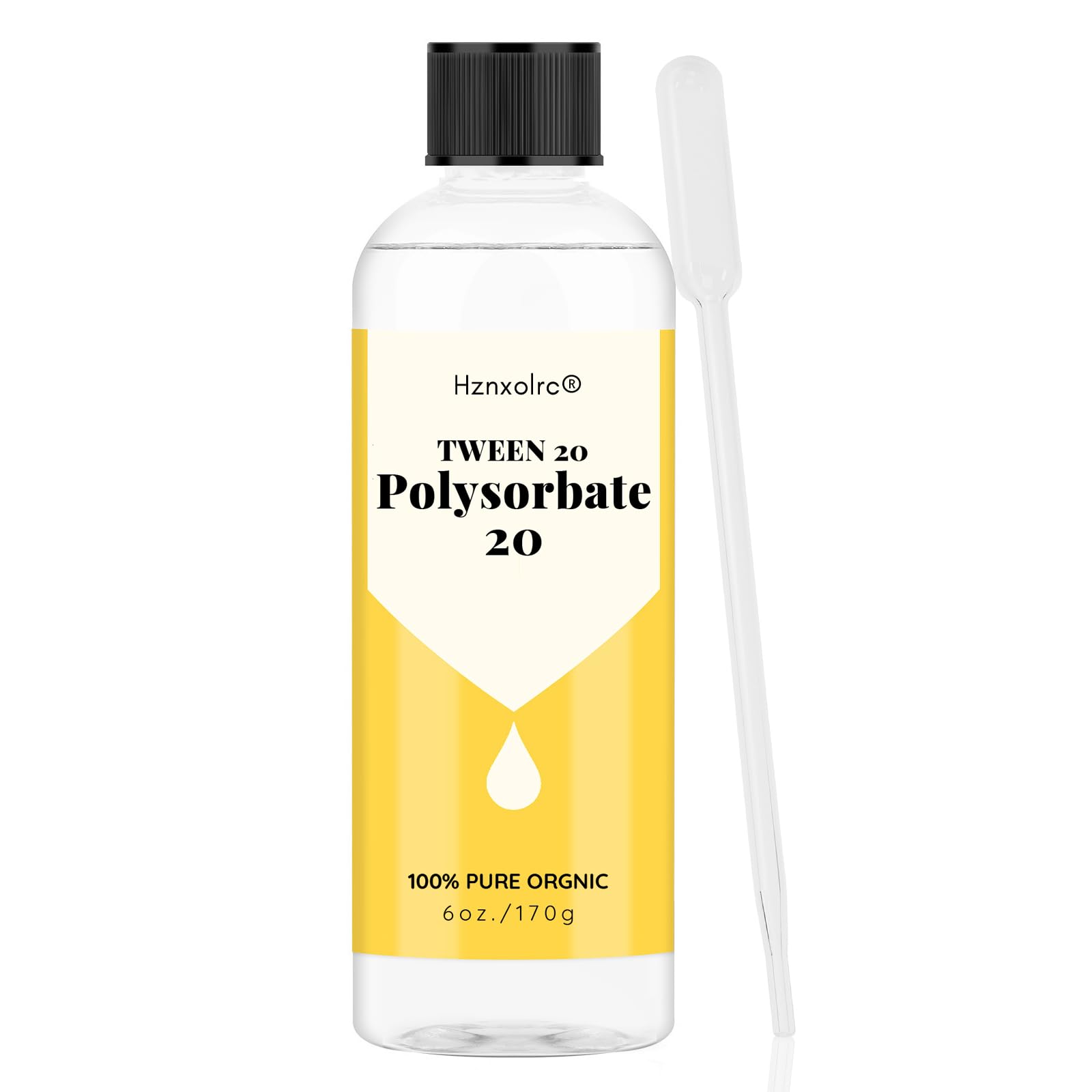 Hznxolrc Polisorbato 20, frasco de emulsión suave para cosméticos caseros