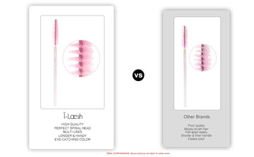 Cepillos desechables i-Laesh para uso en viaje y retoques de maquillaje.