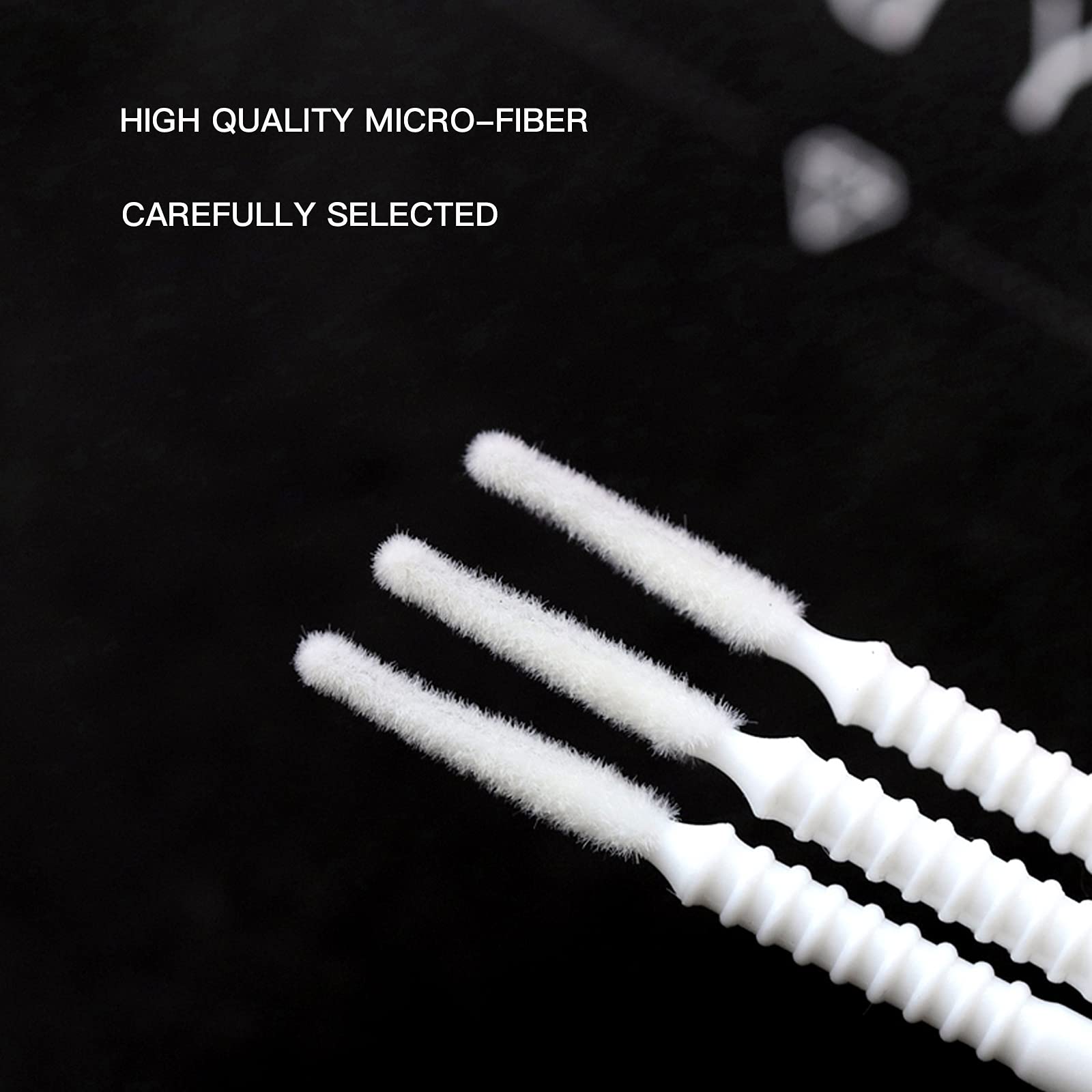 i-Laesh microbrochas 200 piezas, para cejas y maquillaje con detalles finos.