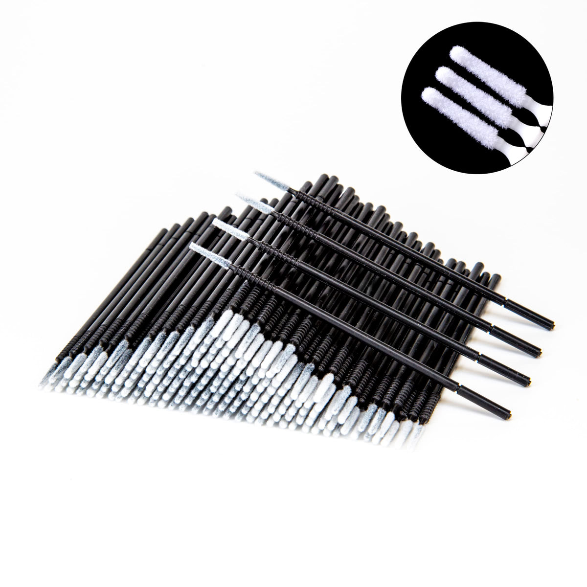 i-Laesh microbrochas 200 piezas, repuesto higiénico para salón.