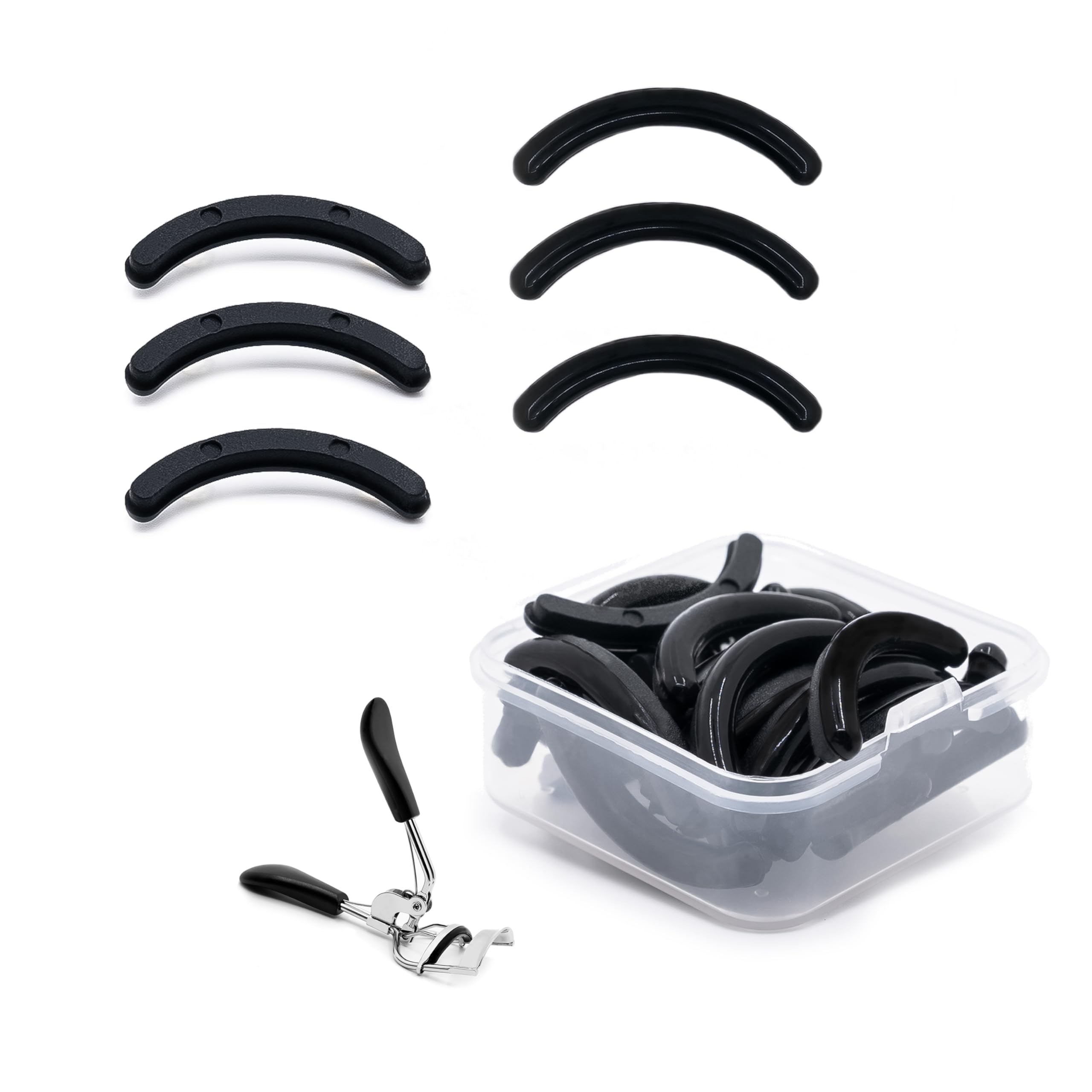 i-Laesh rellenos de silicona ultra suave para rizadores de pestañas, comodidad diaria.