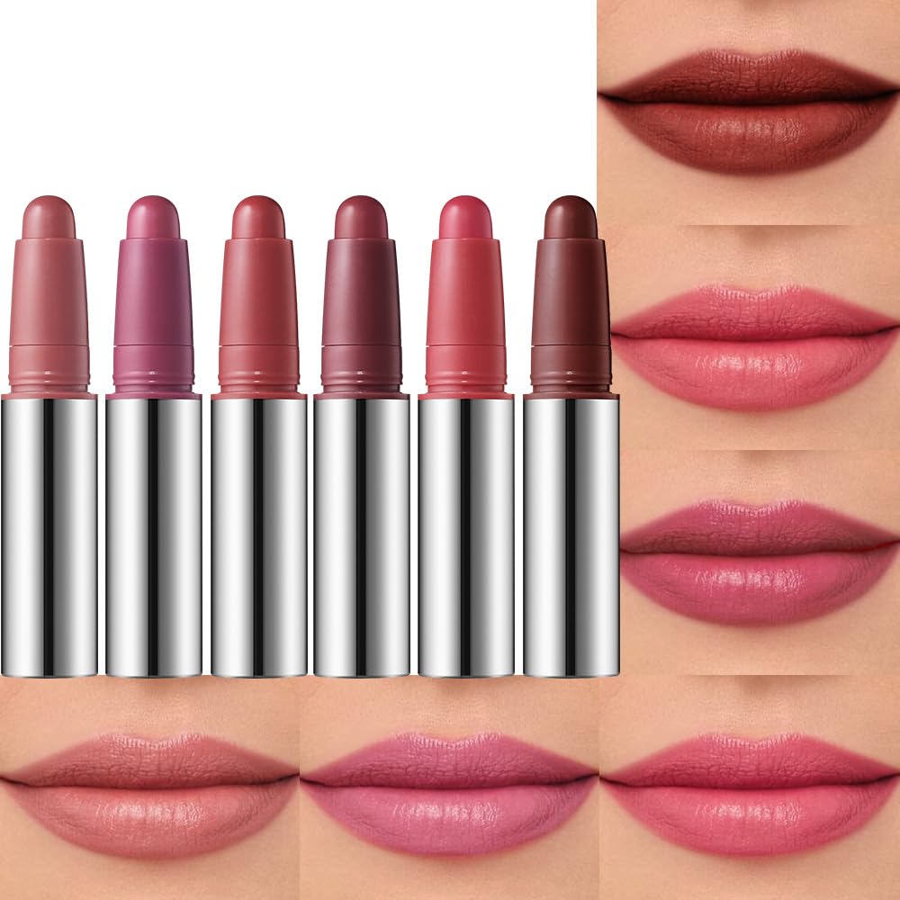 IATMOMOD set de lápiz labial mate con acabado sedoso para labios definidos