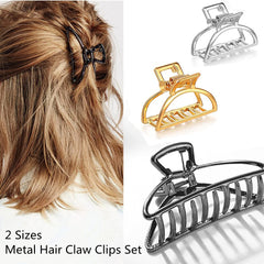 IAXSEE clips de pelo metal con tamaño de 3 pulgadas para peinados duraderos.