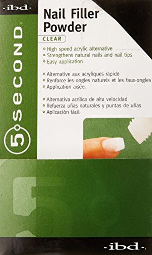 IBD Polvo rellenador 5 segundos, reparación de uñas agrietadas con pegamento.