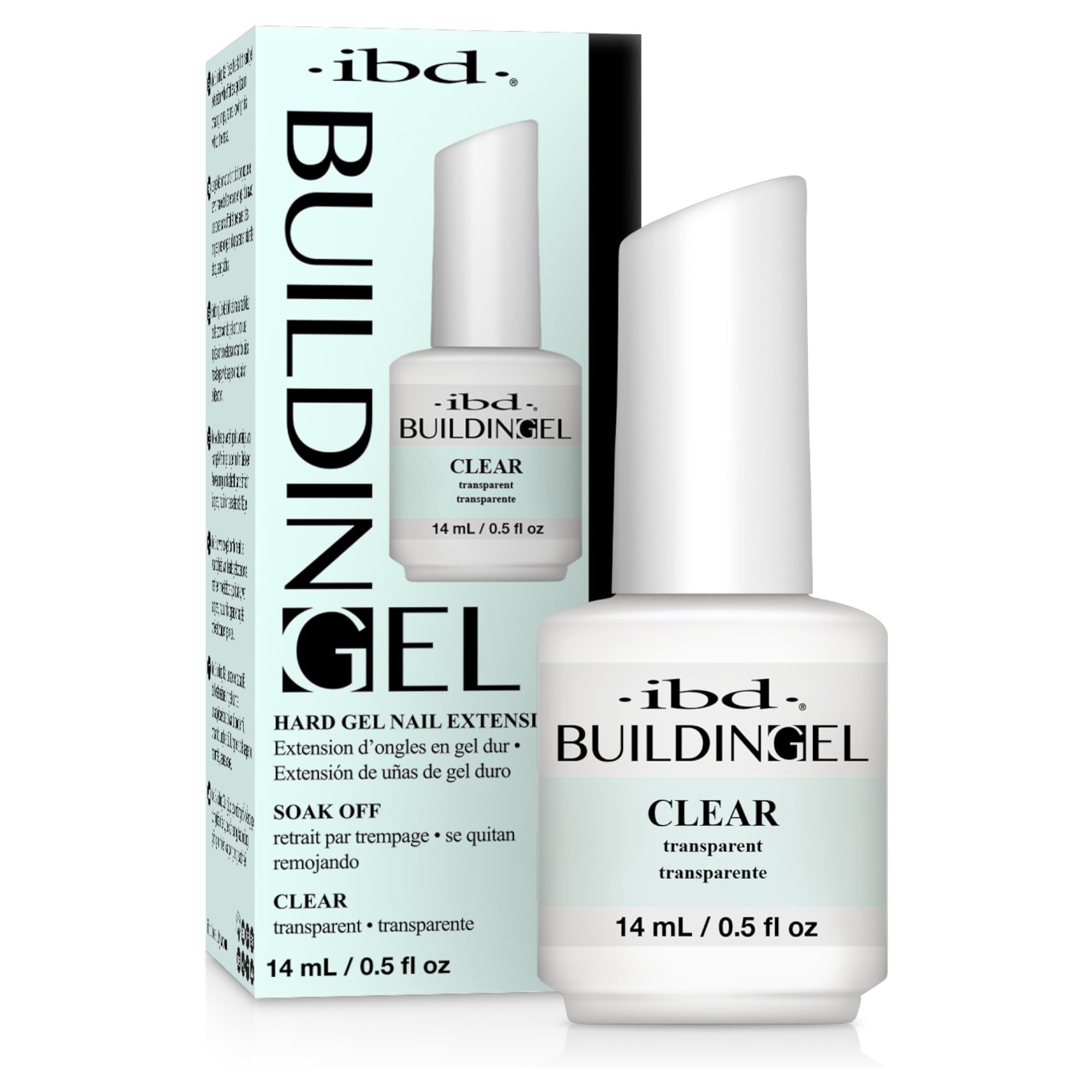 IBD Building Gel Nail Extension Transparente para un aspecto natural
