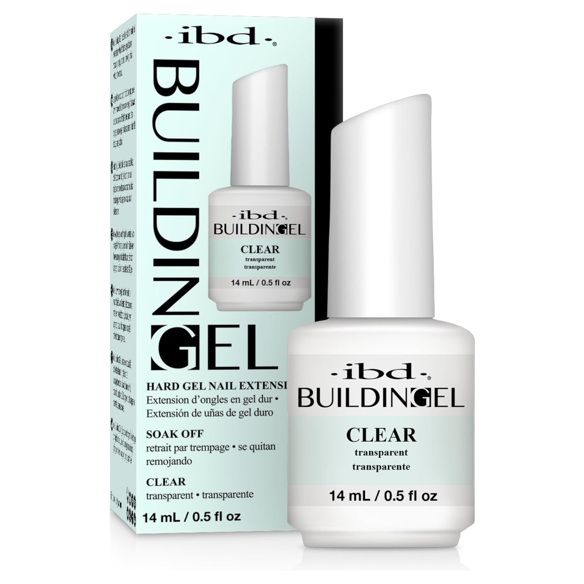 IBD Building Gel Nail Extension Transparente para un aspecto natural