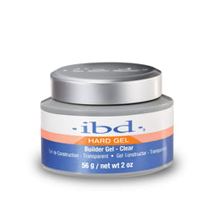 IBD Gel Duro Claridad Cristal: acabado claro y resistente para uñas con extensiones.