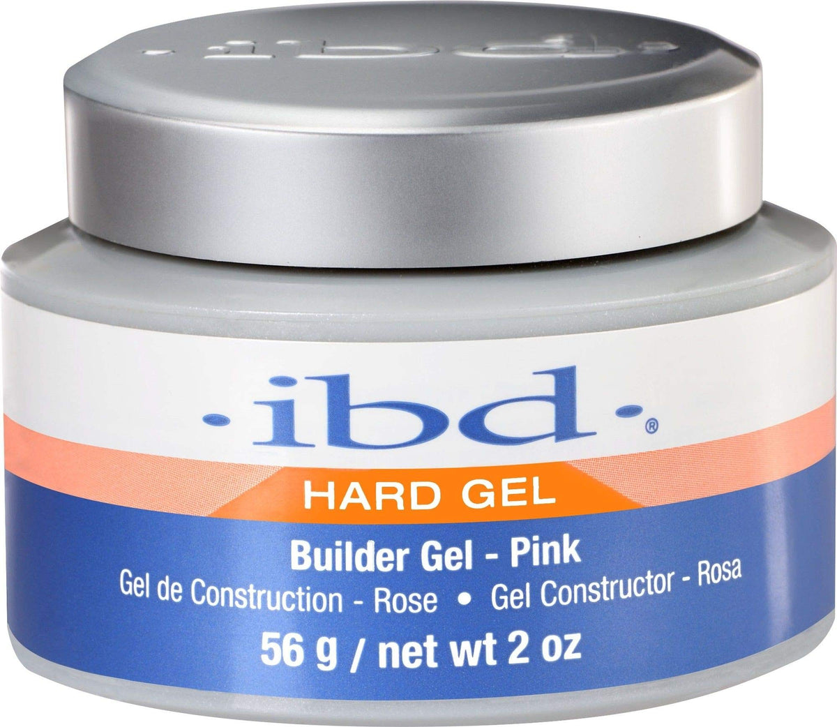 IBD gel duro de construcción rosa: aplicación suave para uñas con acabado duradero.