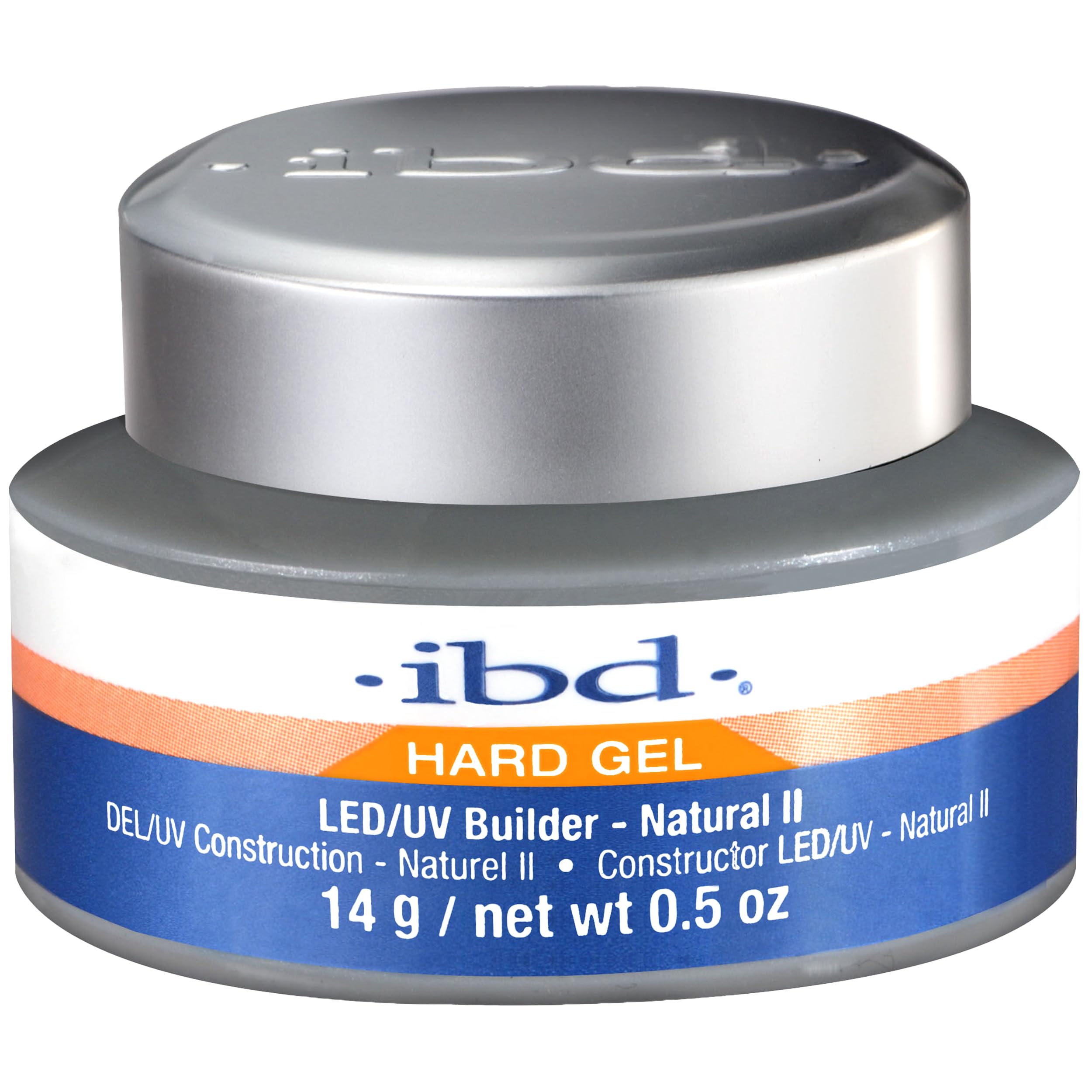 IBD Gel Duro LED/UV Natural II, textura cremosa para acabado profesional y natural