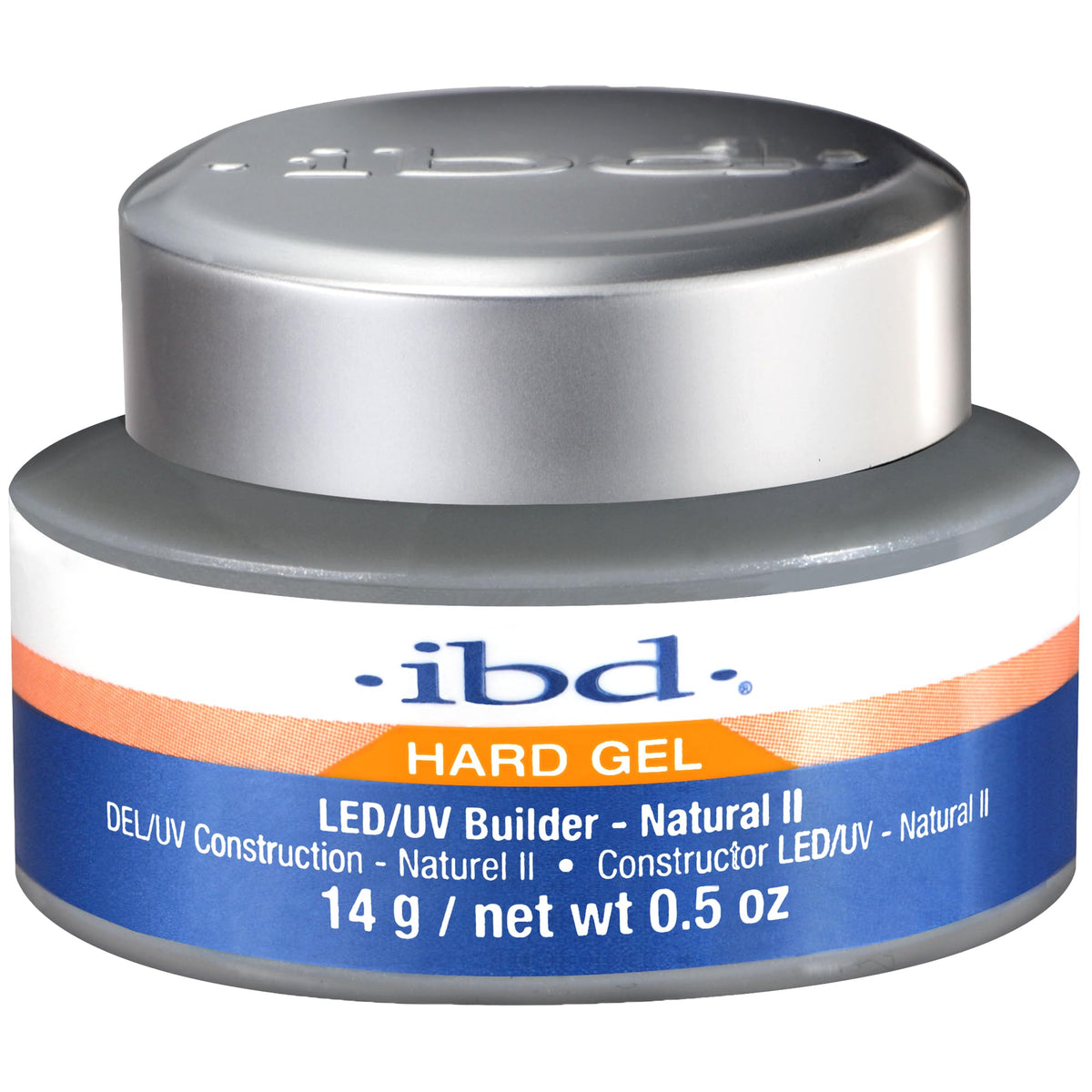 IBD Gel Duro LED/UV Natural II, textura cremosa para acabado profesional y natural
