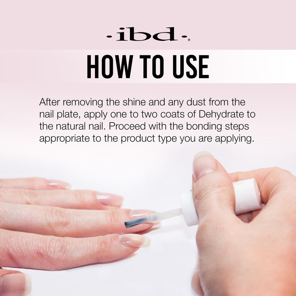 IBD deshidratante de uñas, secado rápido para continuar la manicura.