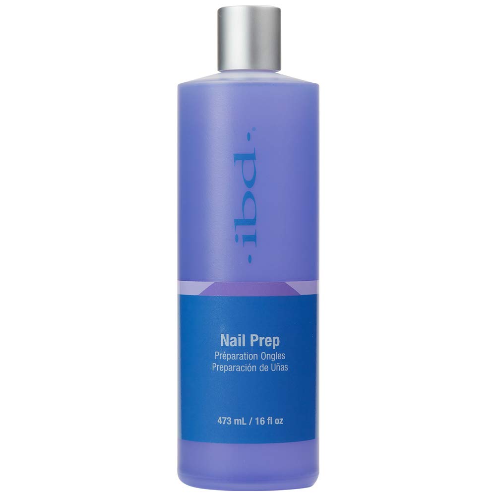 IBD Nail Prep Spray bottle with pump for fast surface sanitizing and bonding
