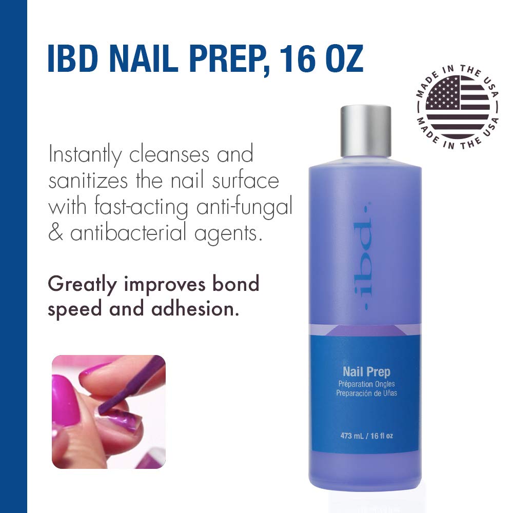 IBD Nail Prep Spray dehydrates nails to boost adhesion