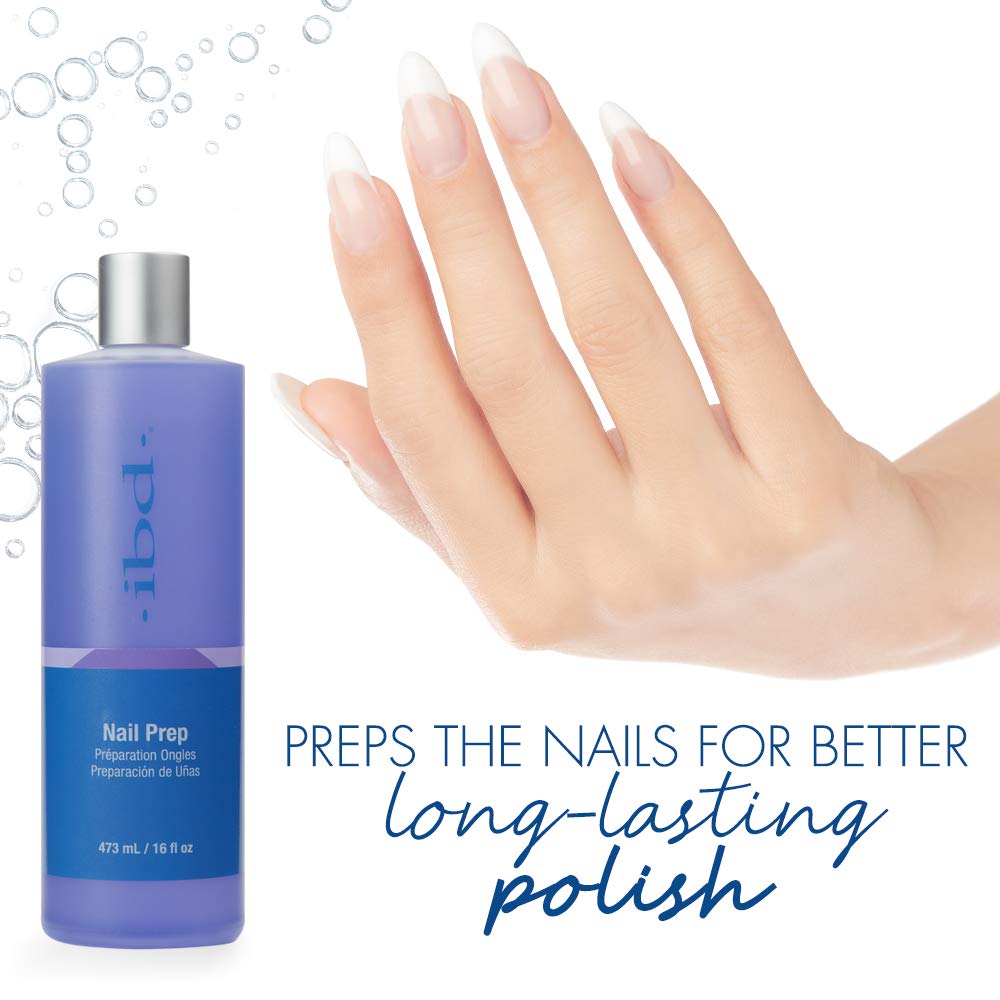 IBD Nail Prep Spray applied to nails for a clean prep canvas