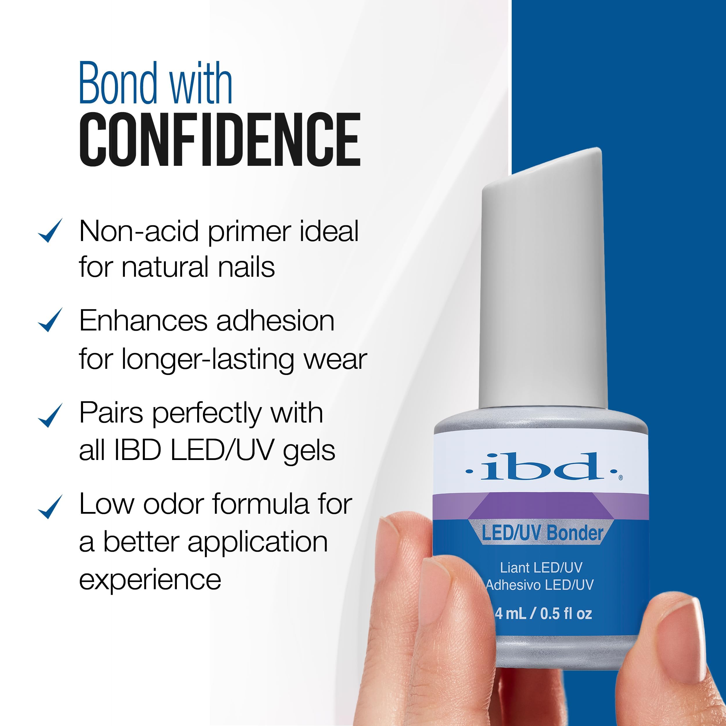 IBD Primer Curado LED 30 Seg – secado rápido sin perder adherencia