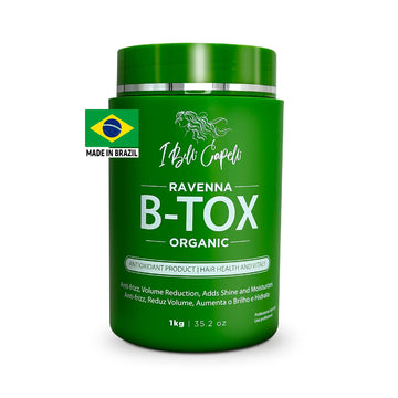 I Belli Capelli Ravenna Btox botella: tratamiento capilar sin formol para control del frizz.