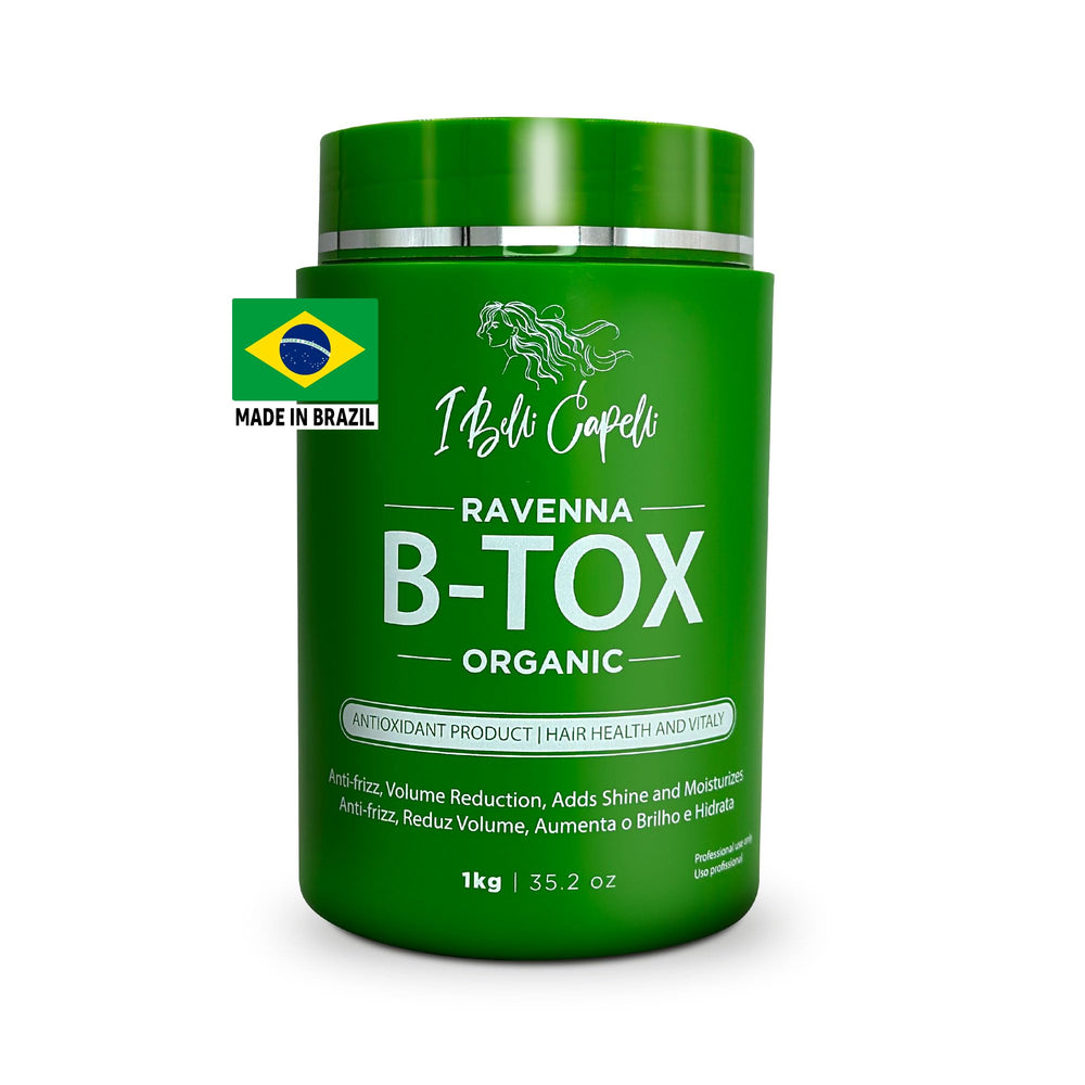 I Belli Capelli Ravenna Btox botella: tratamiento capilar sin formol para control del frizz.