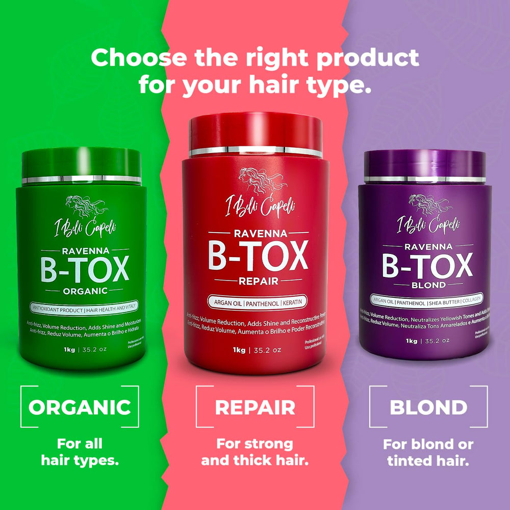 I Belli Capelli Ravenna Repair B-tox: tratamiento ideal para cabellos dañados y sin frizz