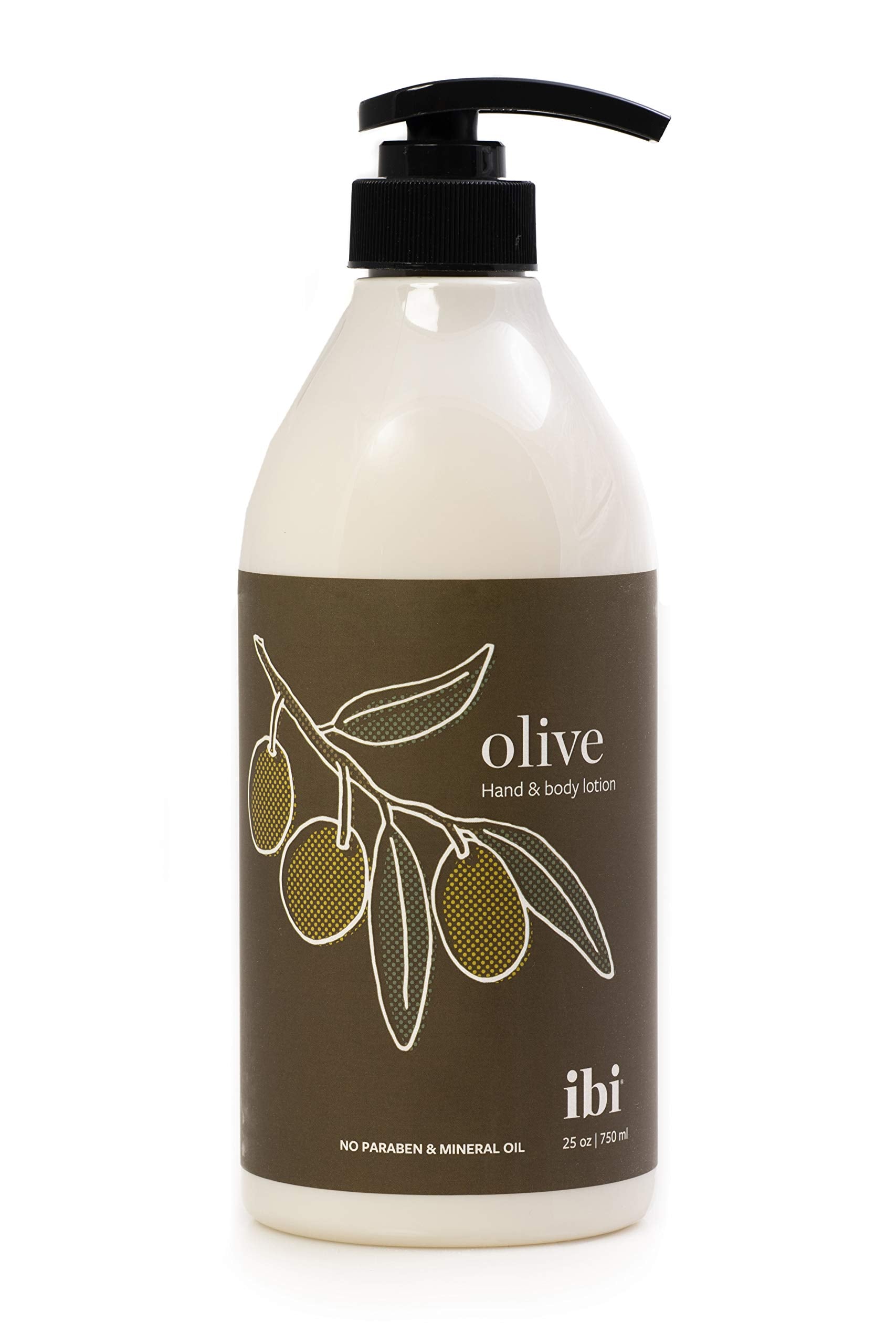 IBI hidratante de oliva para manos y cuerpo, piel suave y nutrida.