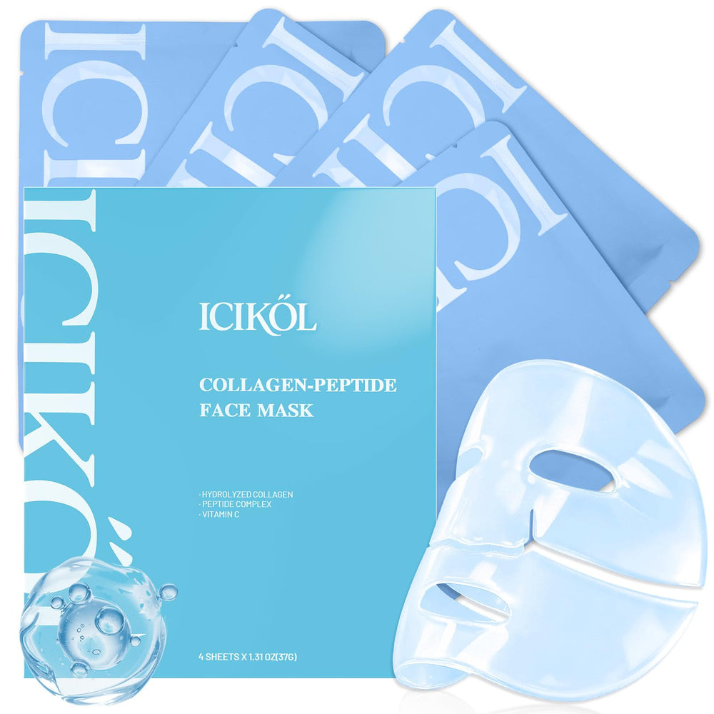 ICIKOL Deep Hydrolyzed Collagen Mask pack for age-defying care.