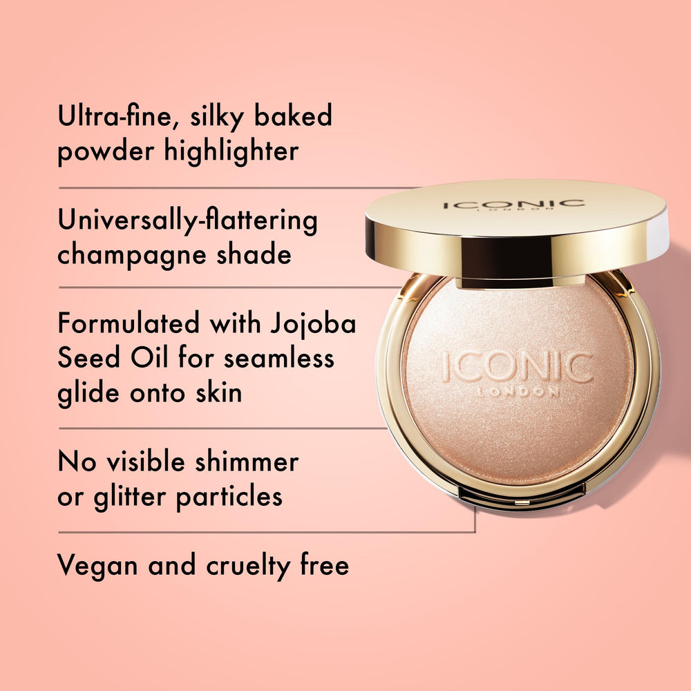 Iconic London Lit et Luminous – finition soyeuse offrant un éclat durable sans effet poudre.