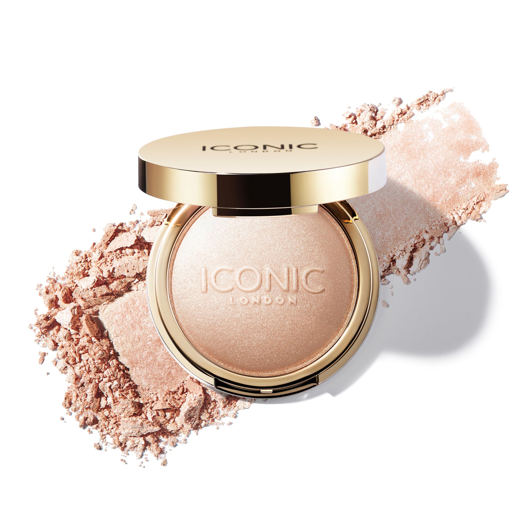 Iconic London Lit et Luminous – poudre éclat visage pour un teint lumineux et naturel.