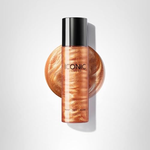 ICONIC LONDON Prep-Set-Glow envase de 120 ml para uso prolongado