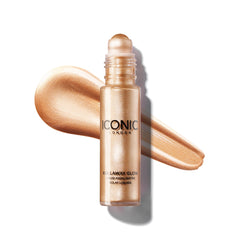 Iconic London Rollaway Glow avec applicateur rouleau, éclat instantané sur les pommettes.