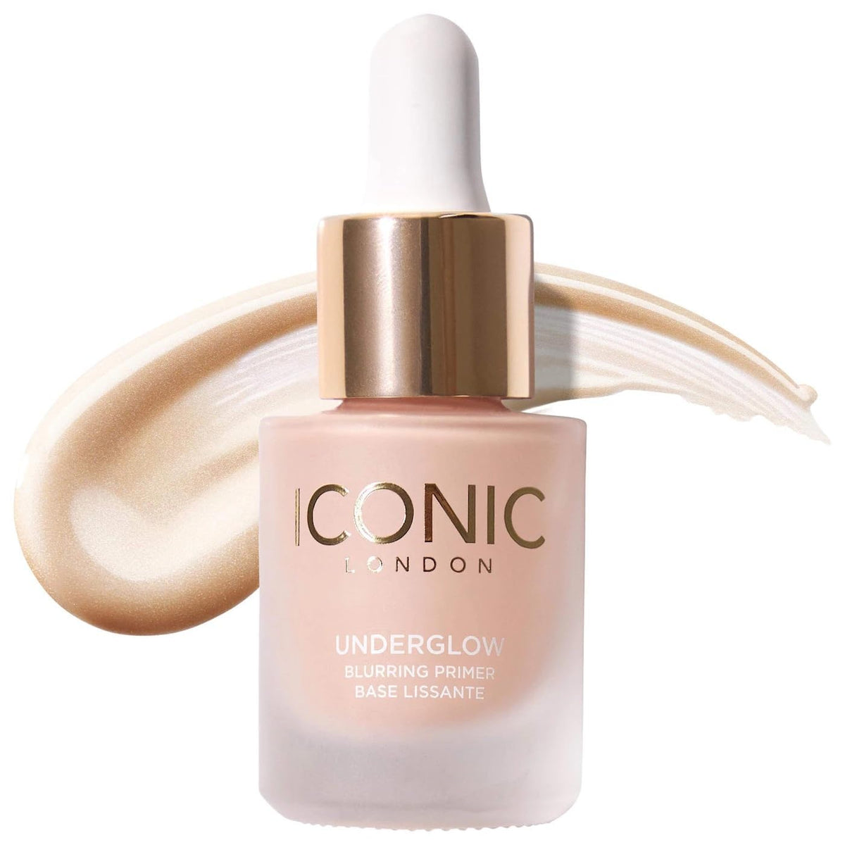 ICONIC LONDON Underglow Blurring Primer en frasco de vidrio, acabado suave
