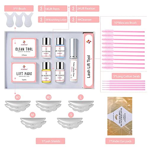 ICONSIGN Lash Lift 2026 — Coussins de lift ajustant la forme des yeux avec précision.