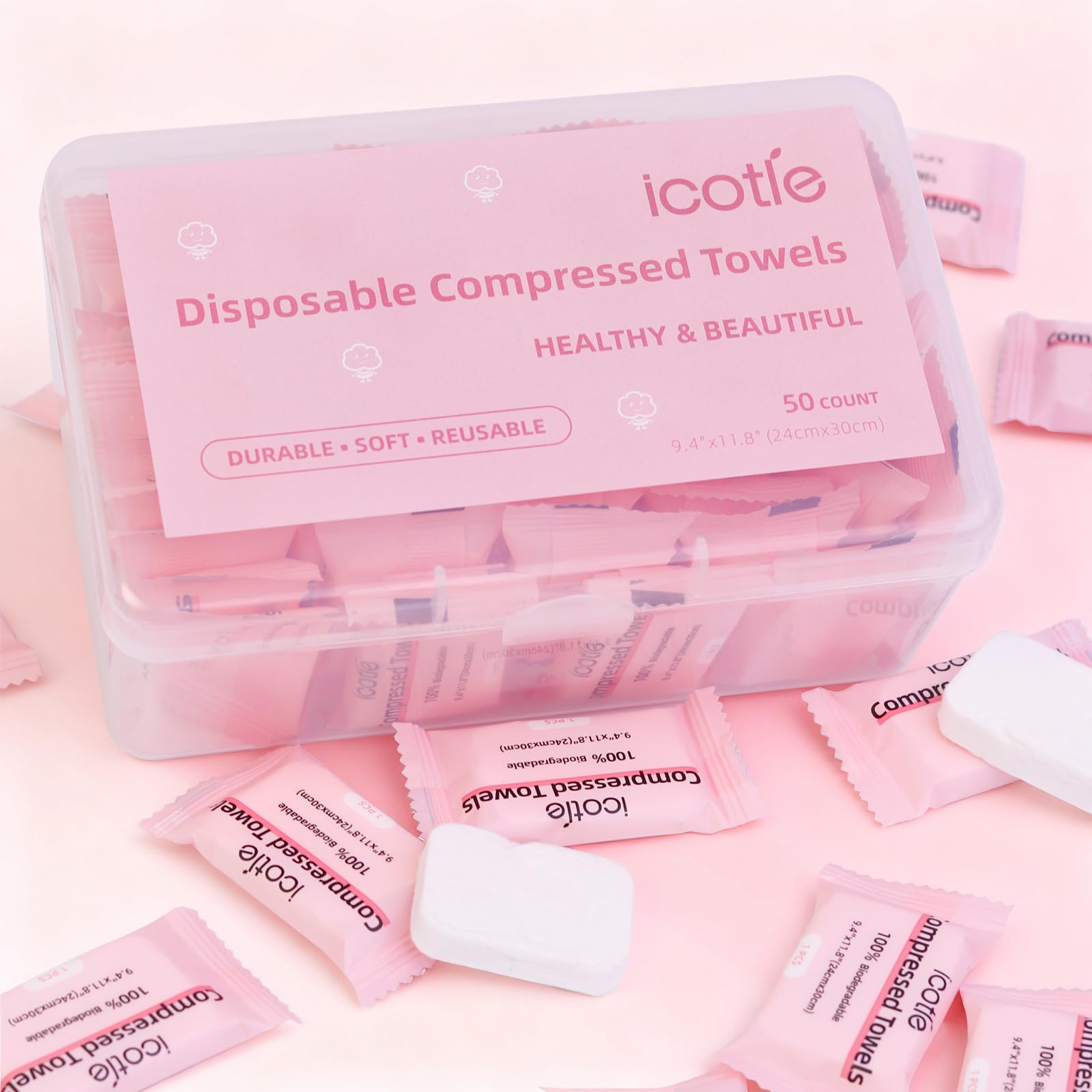 ICOTLE toallas para viaje portátiles en maleta o mochila