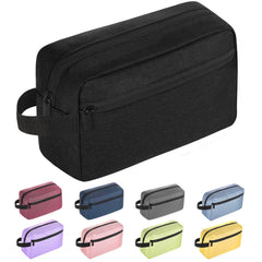 Icramsy bolsa de aseo para viaje con colgante en frontal, ideal para organización rápida.