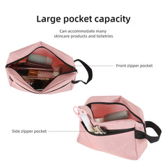 Icramsy bolsa de aseo rosa, asa reforzada para durabilidad