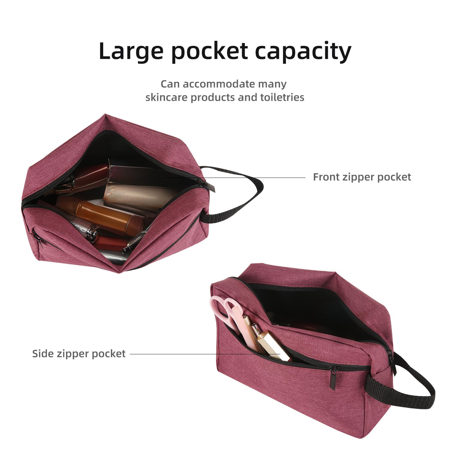 Icramsy bolsa para mujeres y hombres, diseño para viajes con gran capacidad