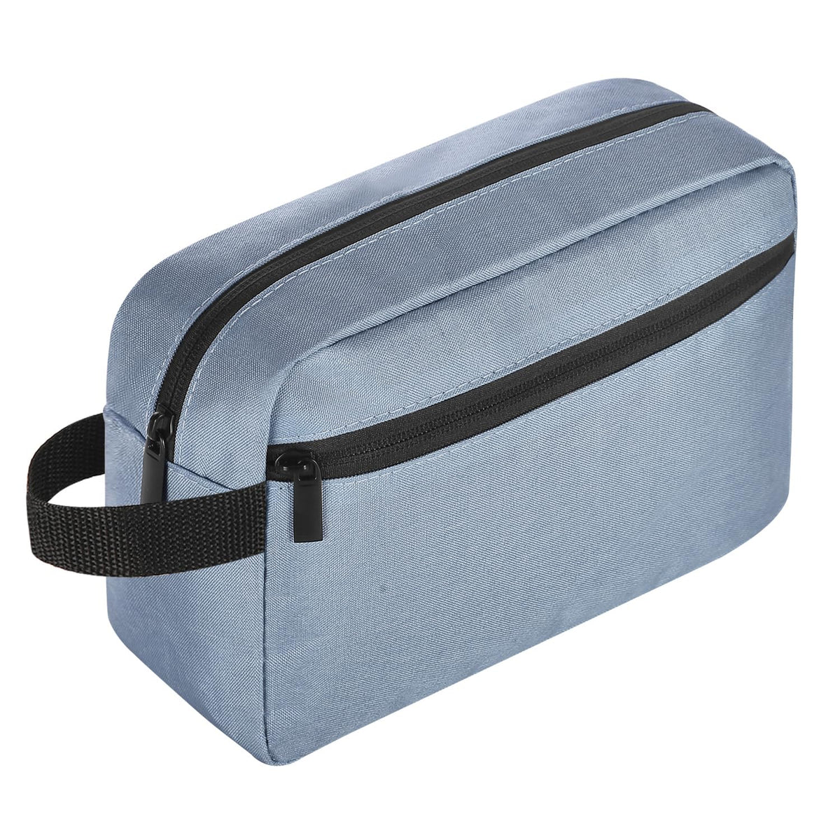 Icramsy bolso de aseo viaje colgante azul para mantener todo ordenado.