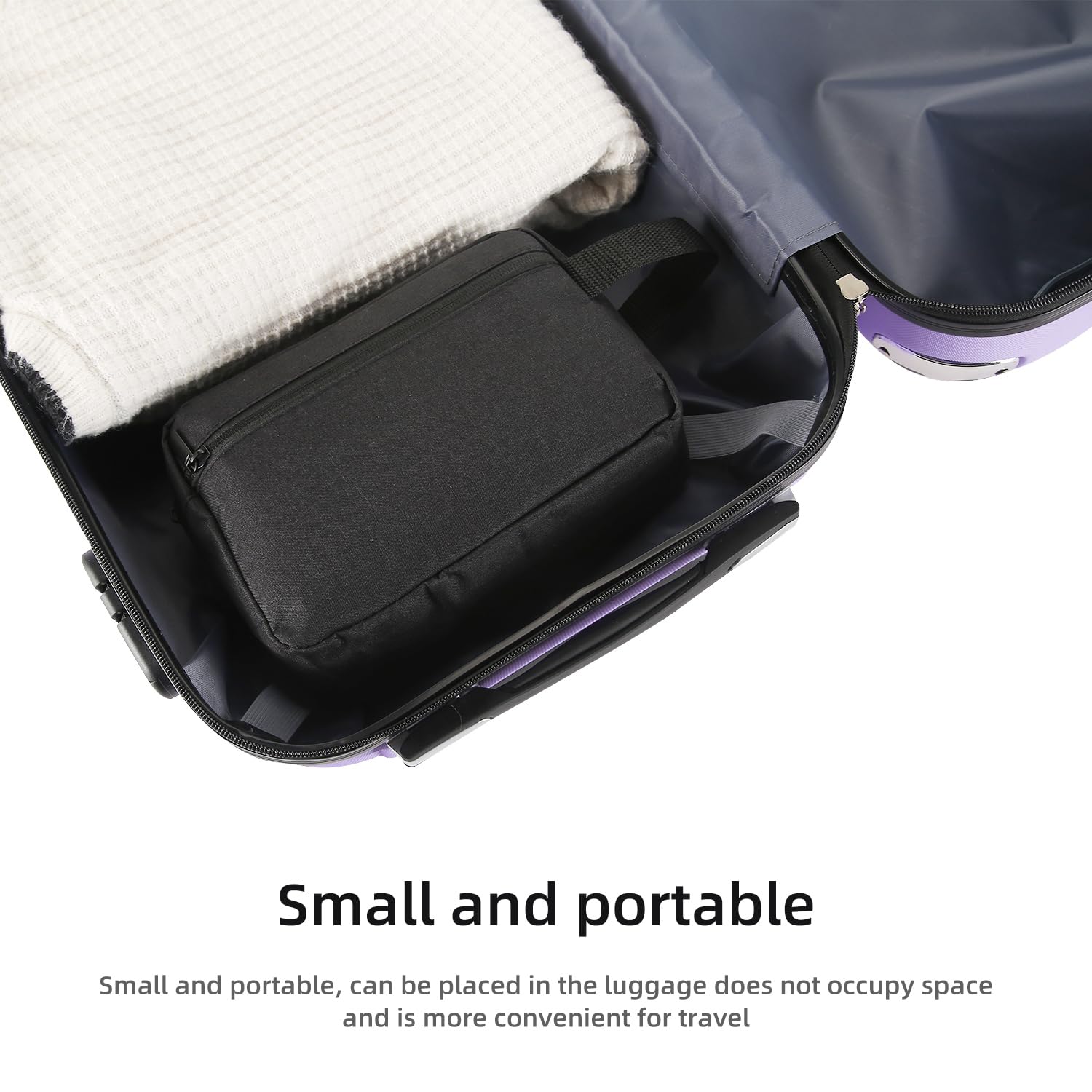 Diseño simple y capacidad amplia de Icramsy para viajes y uso diario.