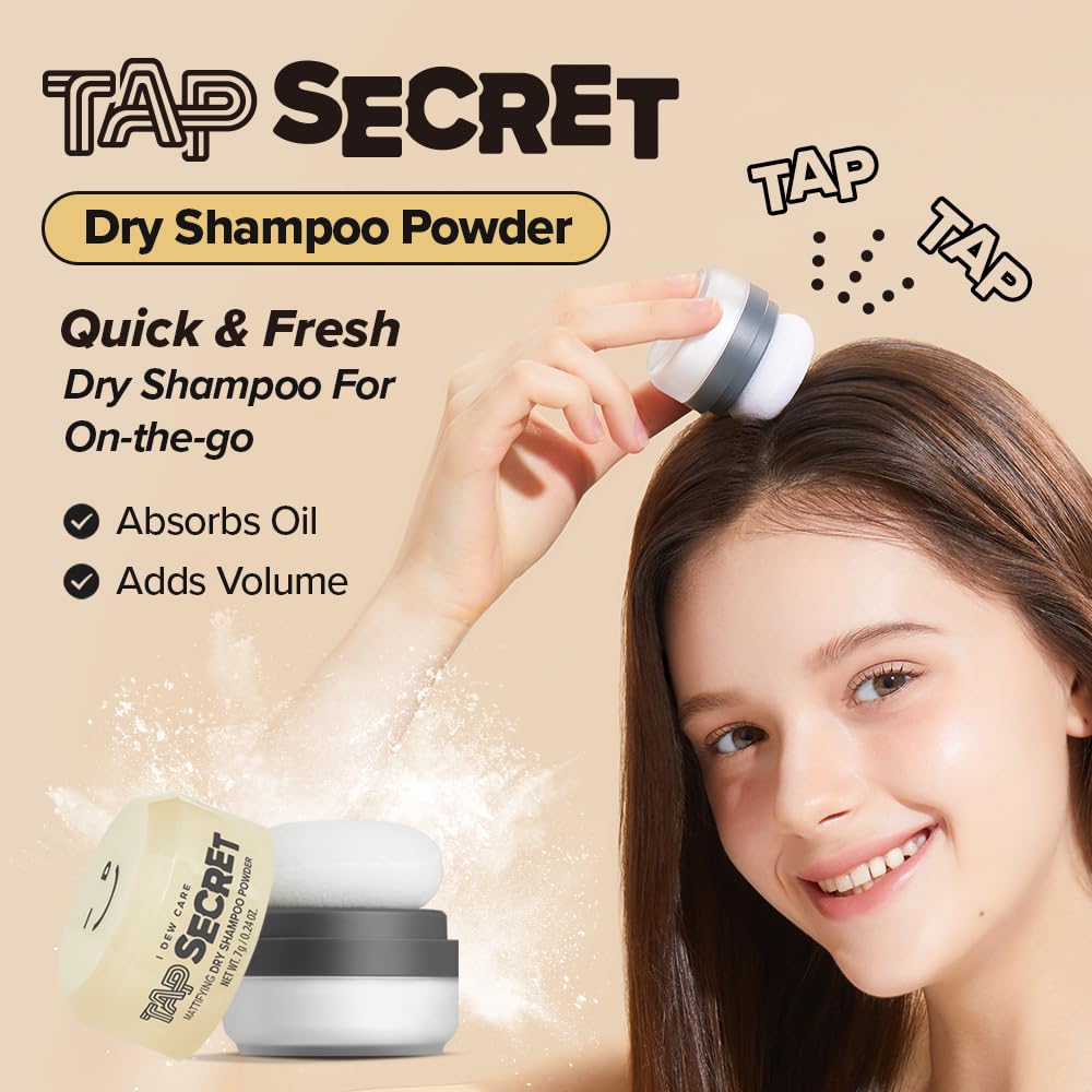 Poudre clarifiante Tap Secret – texture fine qui absorbe les graisses.