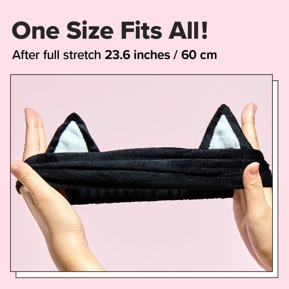 Diadema con diseño gato negro I DEW CARE regalo perfecto para teens