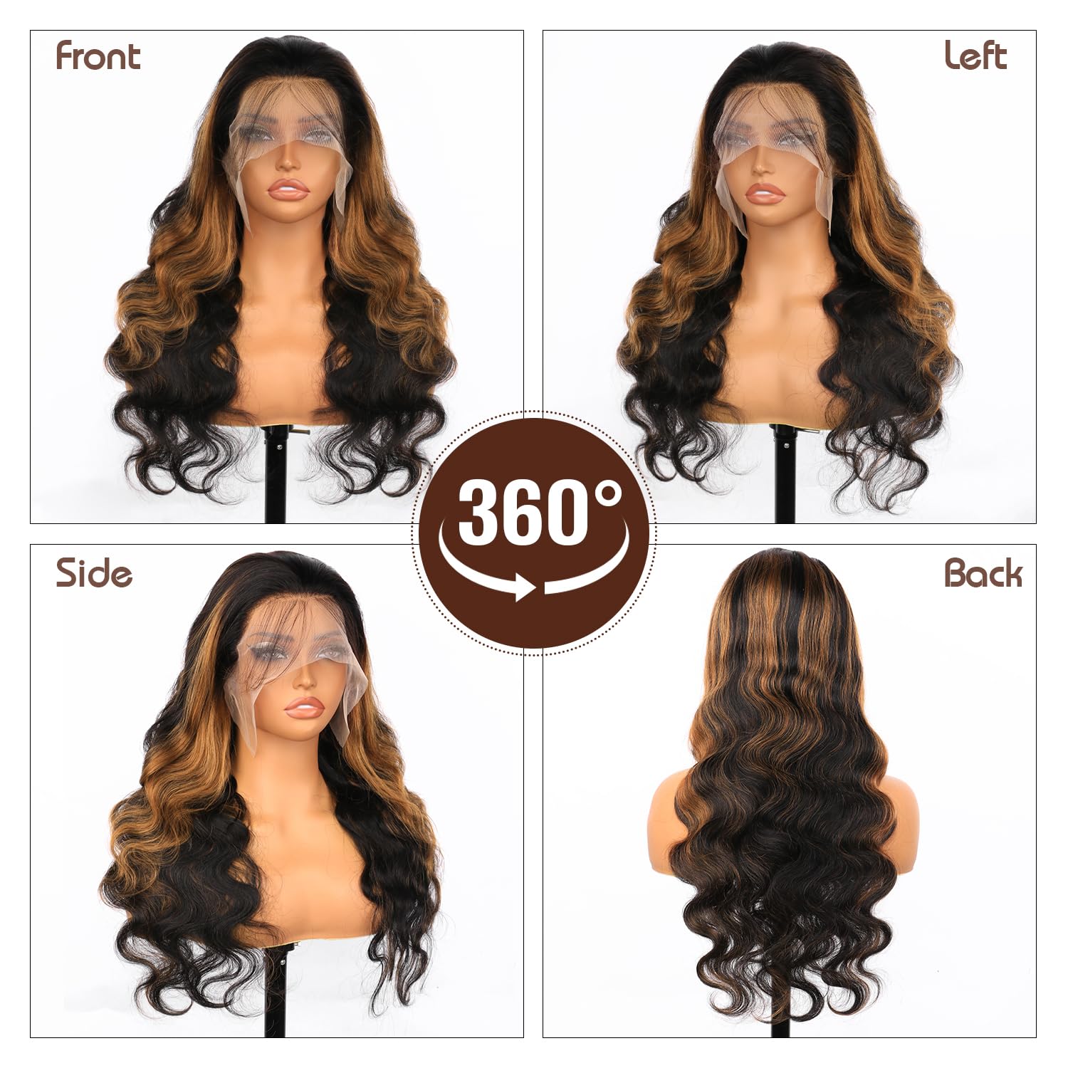 IDHERE densidad 180, cabello grueso para peinados versátiles.