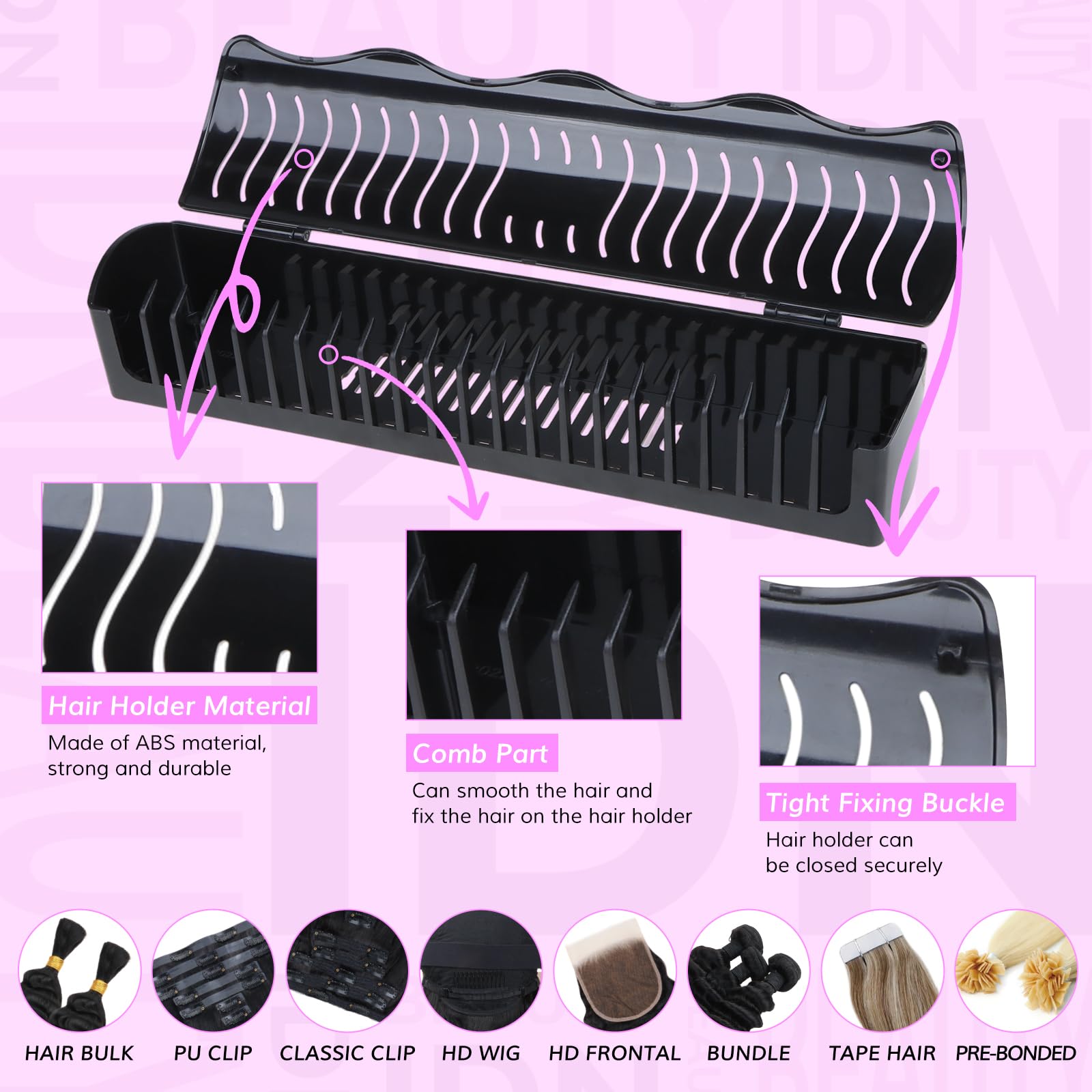 IDN Beauty kit de accesorios para instalación estable y adaptable.