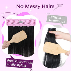 IDN BEAUTY gancho y tornillo extensiones color rosa, instalación estable en cualquier espacio