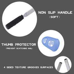 IDOU protector de pulgar de silicona protege uñas y piel durante el limado