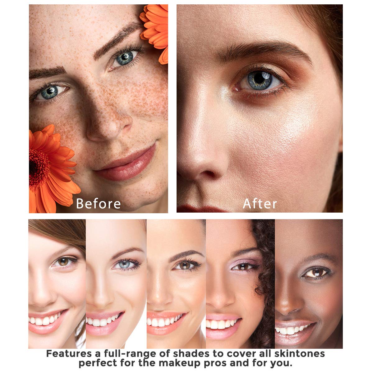 IDUCEN fundacion SPF15: protege la piel de UVA y UVB.